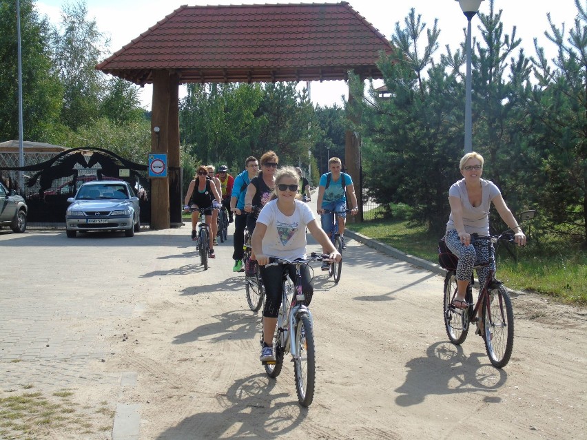 Rajd rowerowy do osady Karbówko w Elgiszewie
