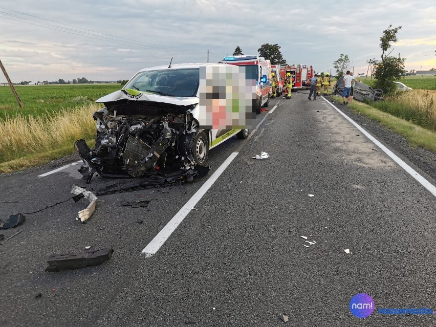 Wypadek na drodze Brześć Kujawski - Radziejów