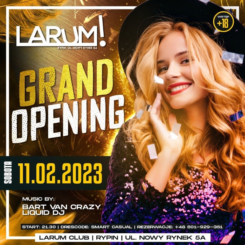 Nowy klub w Rypinie. Tak wygląda Larum. Otwarcie i pierwsza impreza już w lutym 2023 roku. Zobacz zdjęcia