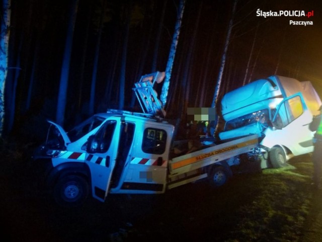 23.11.2020 r. Śmiertelny wypadek na trasie DK1 w Kobiórze