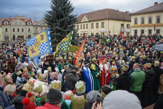 Finał Orszaku Trzech Króli na Rynku w Bochni, 2022