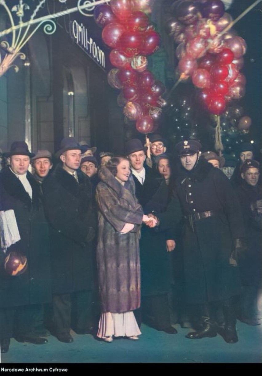 Sylwester po 1936 roku - archiwalne zdjęcia w kolorze