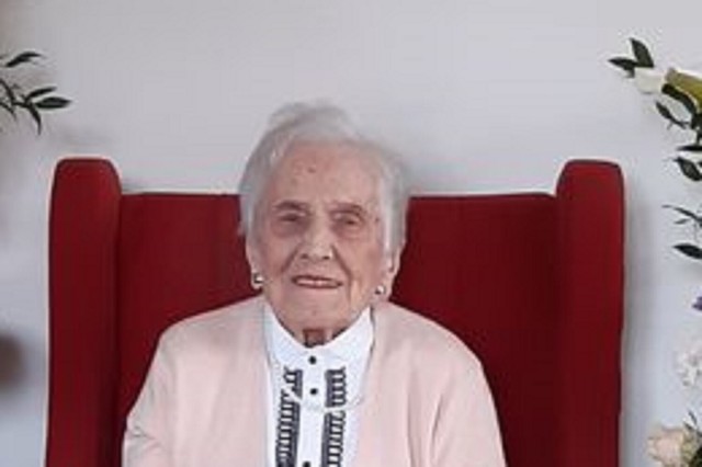 Franciszka Podgórska w wieku 102 lat