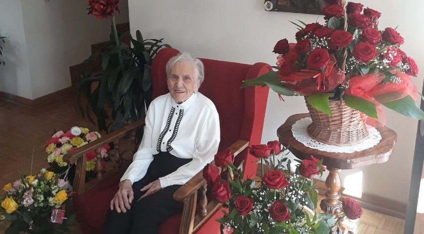 Franciszka Podgórska w wieku 100 lat