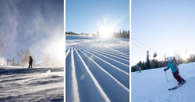 W beskidzkich dolinach ze śniegiem jest krucho, ale ośrodki narciarskie, np. Szczyrk Mountain Resort wykorzystali ostatnie mroźne dni i mocno dośnieżyły trasy