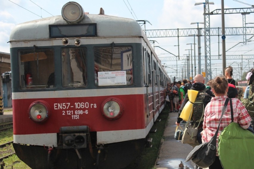 Pierwszy pociąg z Poznania pojechał na Przystanek Woodstock 2013