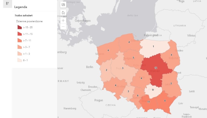 Niedziela 25 lipca 2021 r. przyniosła dalszy spadek zakażeń...