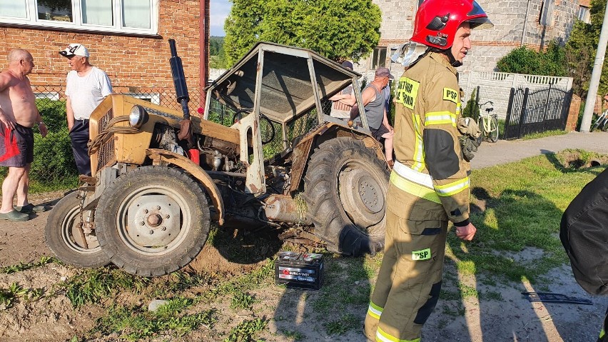 Wypadek w Świątnikach w gminie Wolbórz w sobotę, 05.06.2021