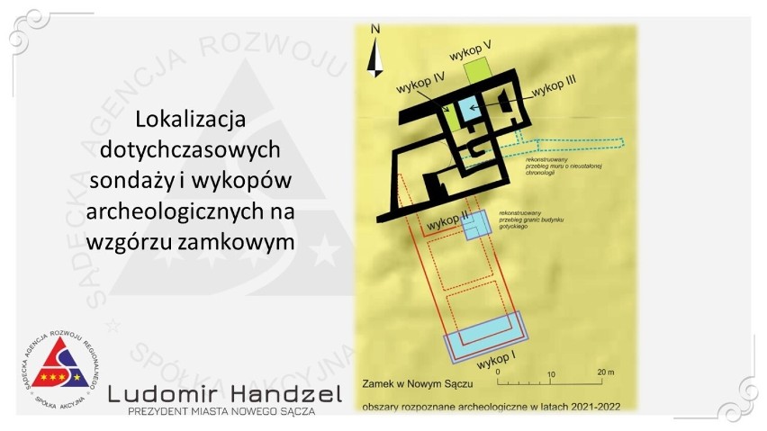 Nowy Sącz. Archeolodzy podsumowują prace na wzgórzu zamkowym. To wstęp od ewentualnej odbudowy zamku. Zobacz zdjęcia