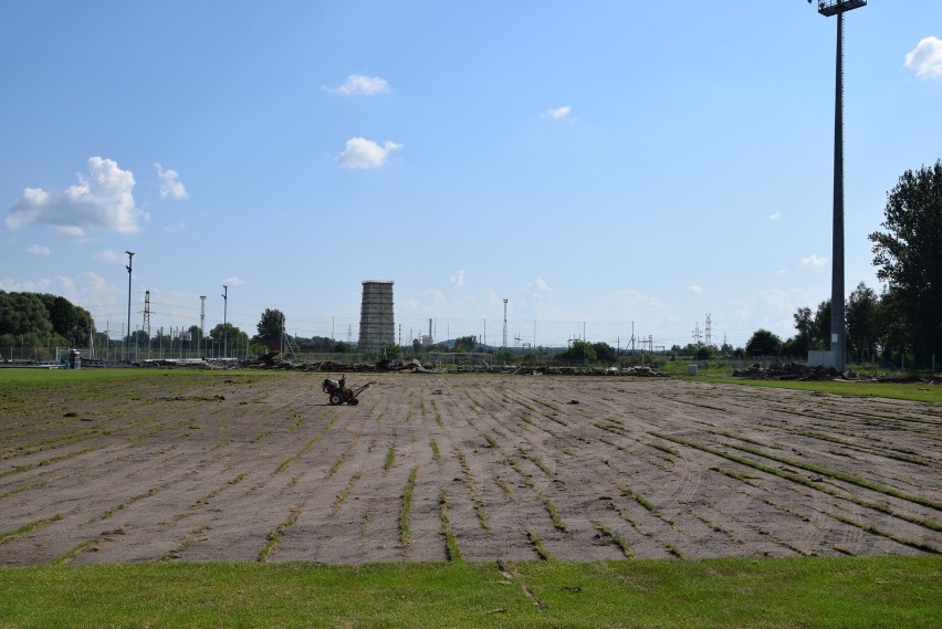 Stary stadion Rakowa został już praktycznie rozebrany....