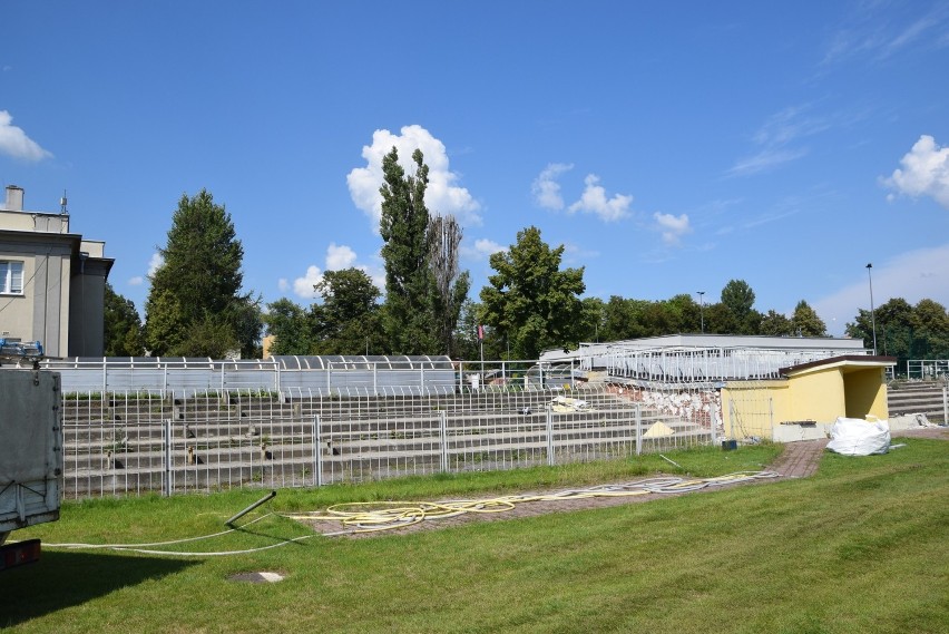 Stary stadion Rakowa został już praktycznie rozebrany....