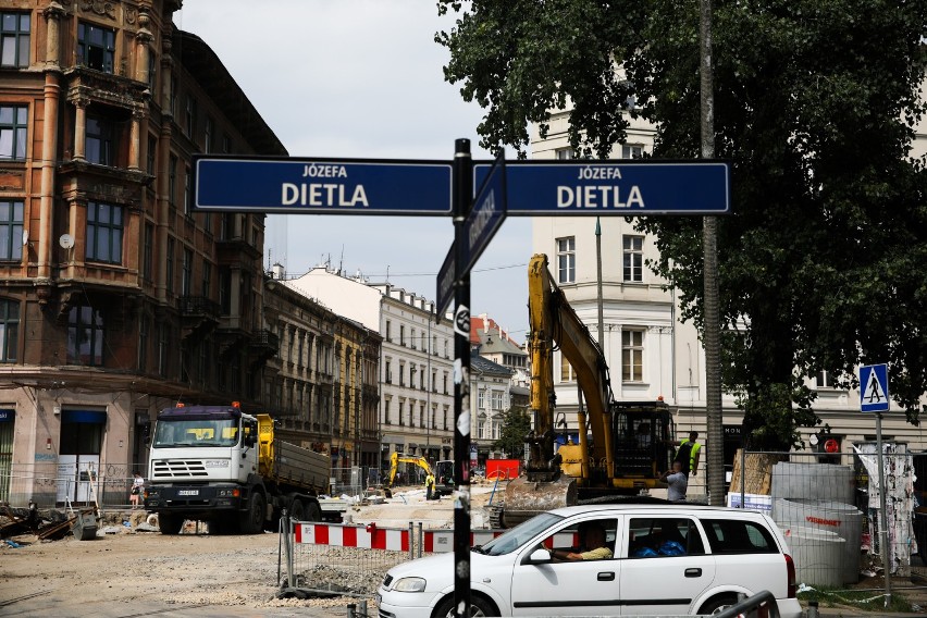 Remont ulicy Krakowskiej i mostu Piłsudskiego