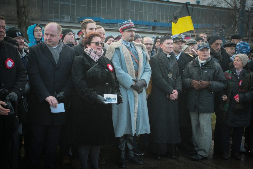 Rekonstrukcja Zaślubin Polski z morzem w Pucku 10 luty 2020