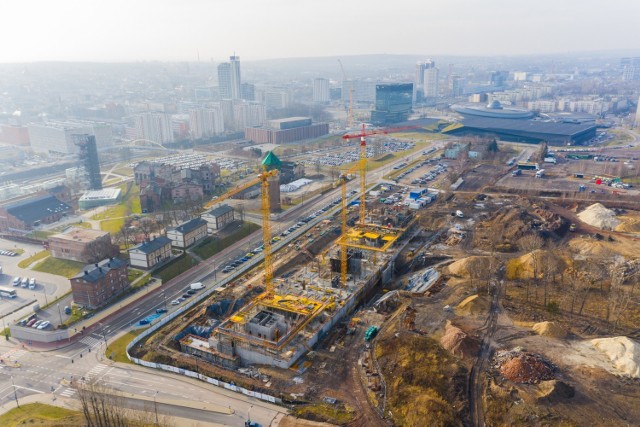 Budowa Pierwszej Dzielnicy w Katowicach