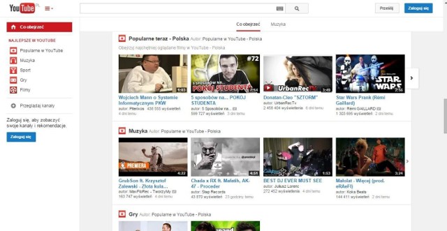 Nowy singiel GrubSona na 1. miejscu wśród najpopularniejszych wideo muzycznych w serwisie YouTube. Stan na 23.11.2014