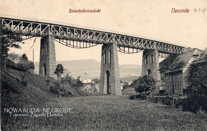 Noworudzki Czarny Most od strony ulicy Cichej w roku 1925....