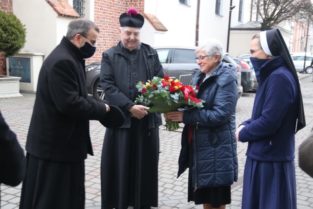 Biskup Damian Bryl, nowy biskup kaliski z pierwszą wizytą w Kaliszu