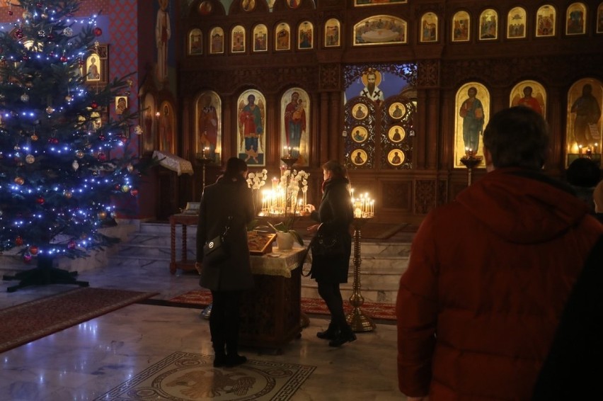 Szczecińscy prawosławni obchodzili wigilię Bożego Narodzenia [ZDJĘCIA, WIDEO] 