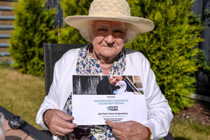 Irena Gajewska, 93-letnia wegetarianka, rezydentka Domu...