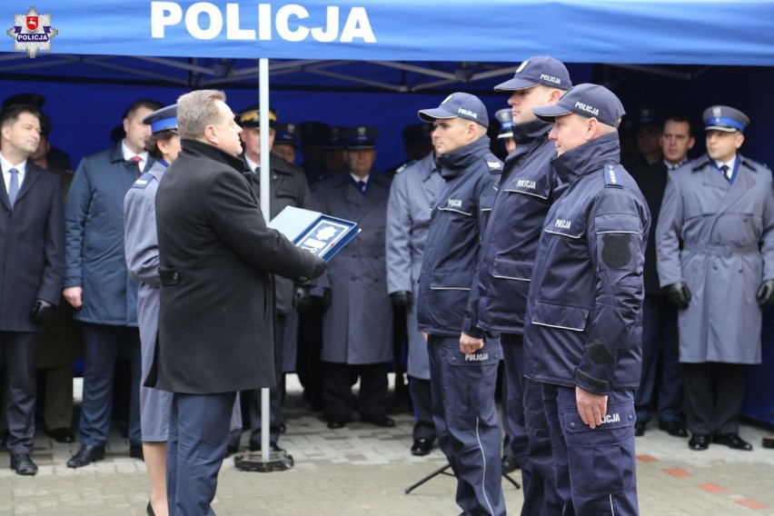 Kierownik posterunku policji otrzymał klucze od ministra