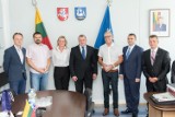 Delegacja ze Zduńskiej Woli na Litwie