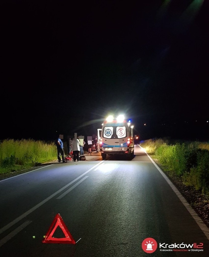 Wypadek w gminie Radziemice. Śmiertelne potrącenie pieszego