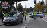 Wypadek w Kraśniku: Weszła na przejście na czerwonym świetle. Potrącił ją vw