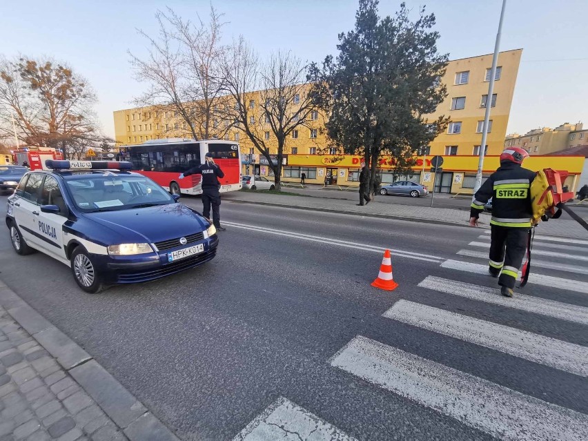 Do wypadku doszło we wtorek na ul. Grunwaldzkiej w...