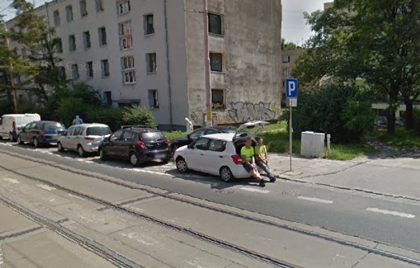 Zobacz, kogo złapały kamery Google Street View na osiedlu Huby! 