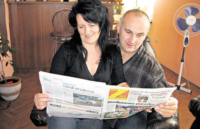 Żona Bogumiła Pazury z Tomaszowa wspiera męża w rywalizacji o prezydenturę miasta