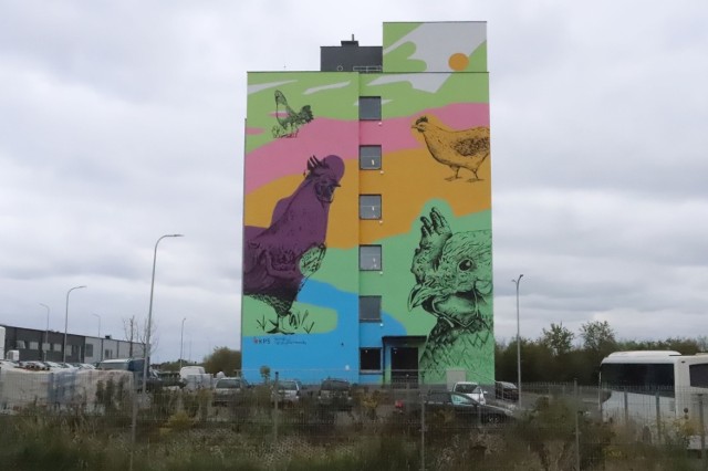 W Radomiu powstał nowy mural. Mieści się on na ścianie hotelu pracowniczego przy ulicy Energetyków w Radomiu.