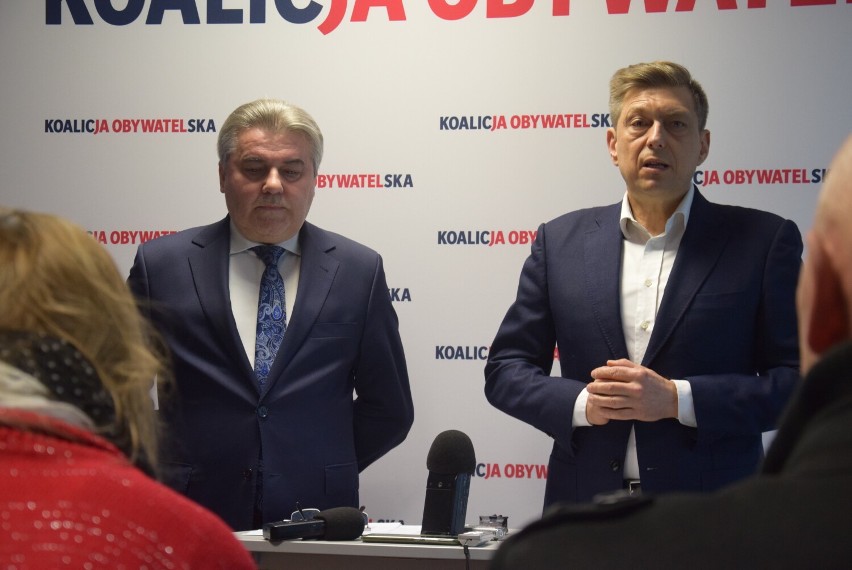 Senator Janusz Pęcherz i poseł Mariusz Witczak
