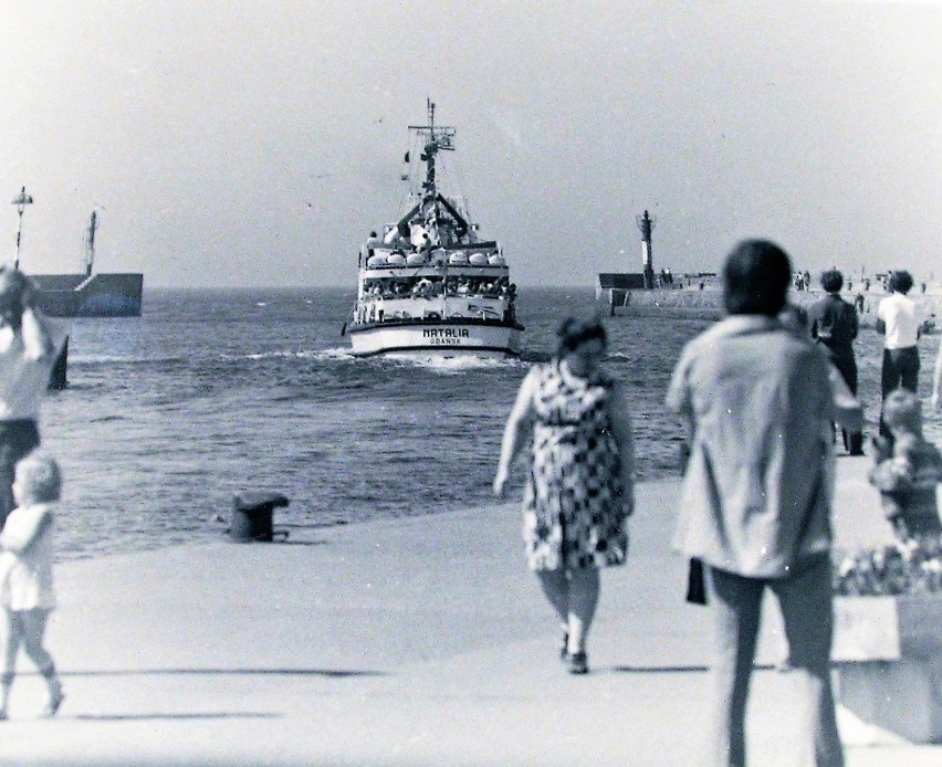 Port Ustka, lata 70.