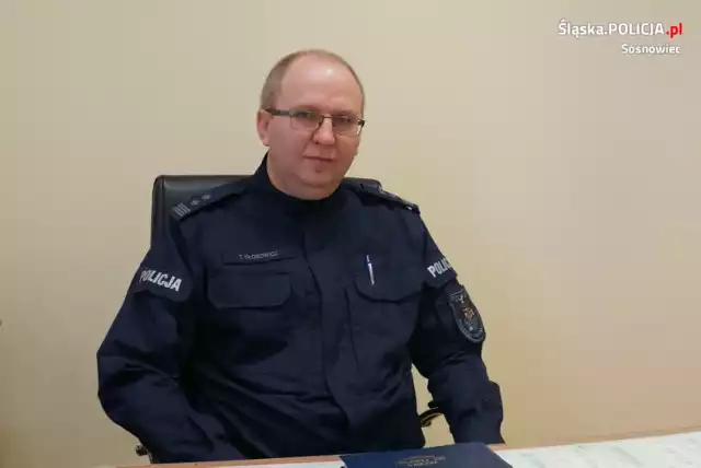 Mł. insp. Tomasz Kłosowicz został komendantem policji w Sosnowcu