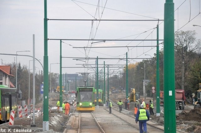 Poznań: Tramwaje pojechały testować trasę na Junikowo [ZDJĘCIA]