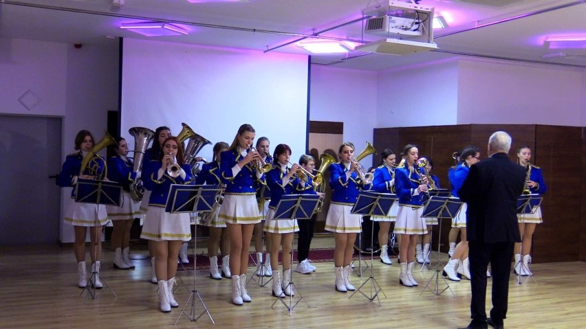 Ukraińska Orkiestra żeńska Roksolana zagrała wiele utworów...