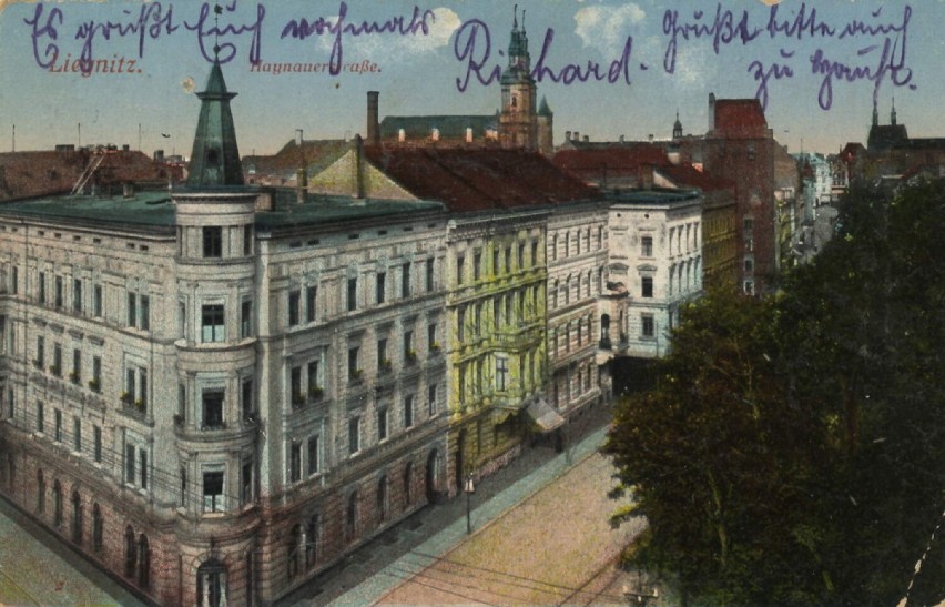 Ulica Chojnowska w Legnicy na dawnych fotografiach