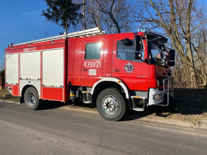 Pożar domu w Korczyskach w gminie Sędziejowice ZDJĘCIA