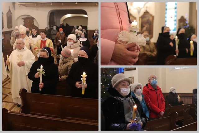Wtorek, 2 lutego 2021 r., Święto Ofiarowania Pańskiego, dzień Matki Bożej Gromnicznej w klasztorze franciszkanów we Włocławku.