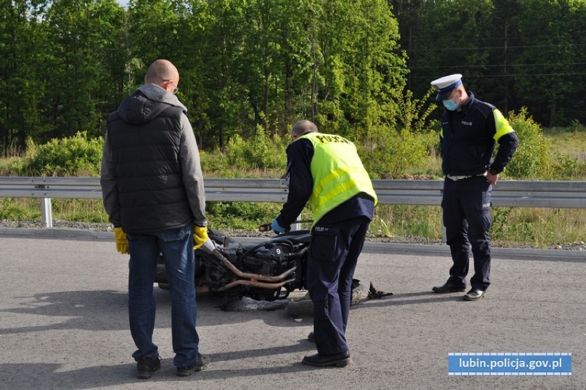  Śmiertelny wypadek na S3. Motocyklistę zauważyli inni kierowcy