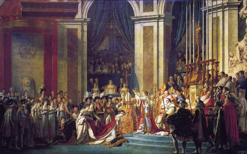 W Notre Dame odbyła się pamiętna koronacja cesarza Napoleona...