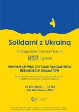 Solidarni z Ukrainą - Wspólne czytanie tekstów ukrańskich w SCK