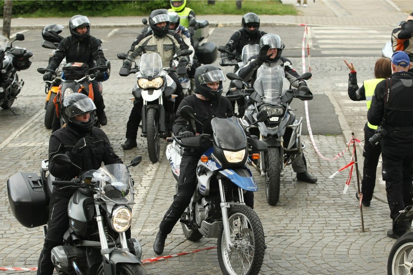 Rajd Przyjaźni - niemieccy motocykliści przejechali przez...