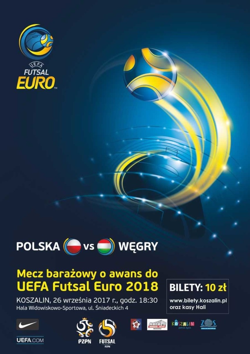 Polska - Węgry w futsalu już wkrótce w Koszalinie!