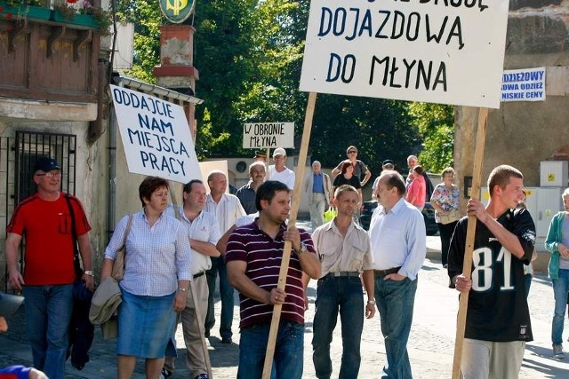 Podczas otwarcia Kanału Młynówka po remoncie doszło do protestu mieszkańców.