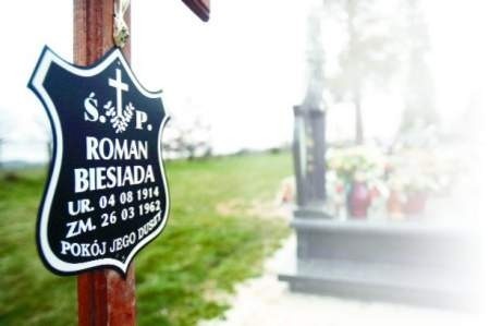 Fot. archiwum rodzinne Rodzina Romana Biesiady nie miała pojęcia, że trumna jest pusta.