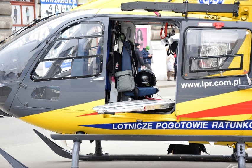 LPR w Czechowicach-Dziedzicach lądował w centrum miasta w...