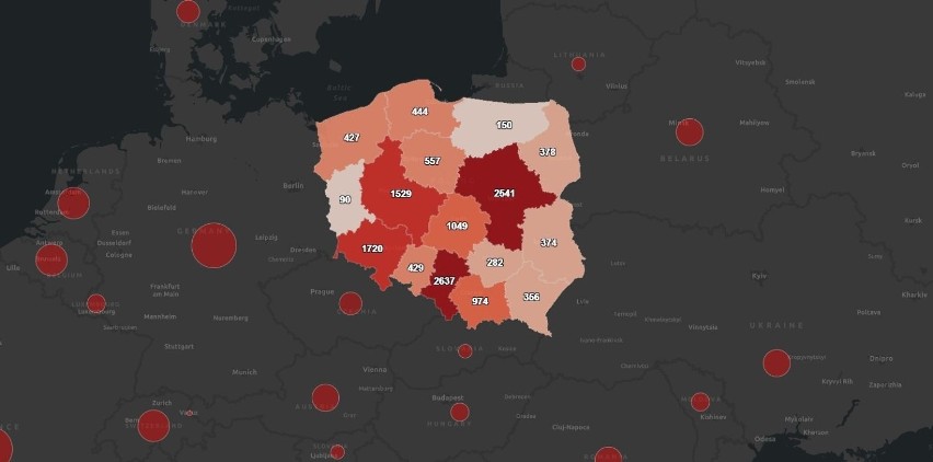 Woj. śląskie epicentrum pandemii koronawirusa. Tutaj jest najwięcej zakażonych w Polsce. Zobacz MAPY