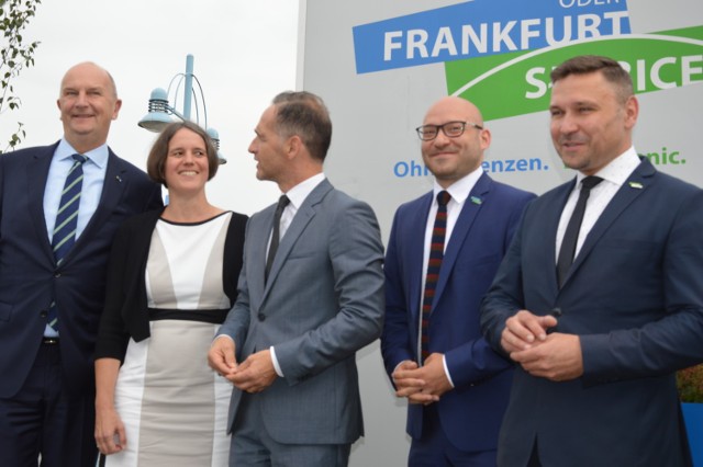 Minister Spraw Zagranicznych Niemiec i premier Brandenburgii spotkali się z włodarzami Słubic i Frankfurtu
