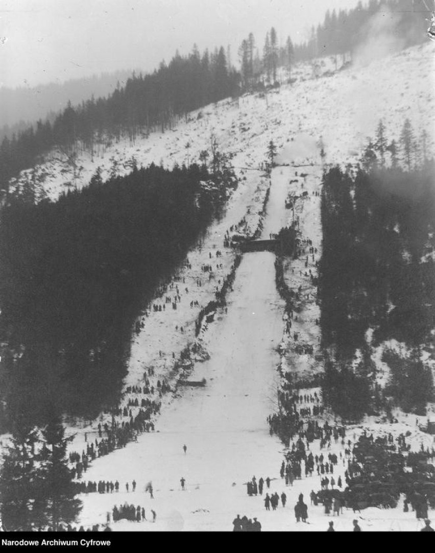 Skocznia istniała już w 1924 roku. Zbudowana według projektu...